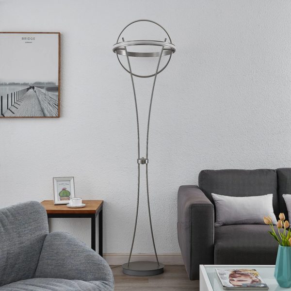 Lindby Berkay lampadaire LED LINDBY