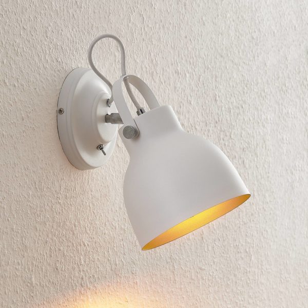 Lindby Adirta applique en métal en blanc LINDBY