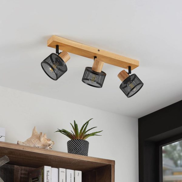 Lindby Evinora spot pour plafond en bois