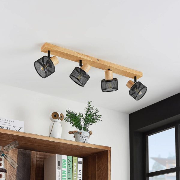 Lindby Evinora spot pour plafond en bois