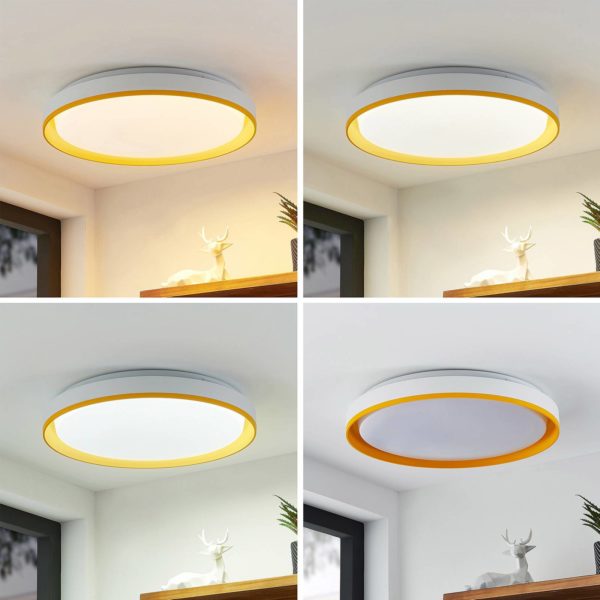 Lindby Divora plafonnier LED CCT Ø 50,5 cm LINDBY