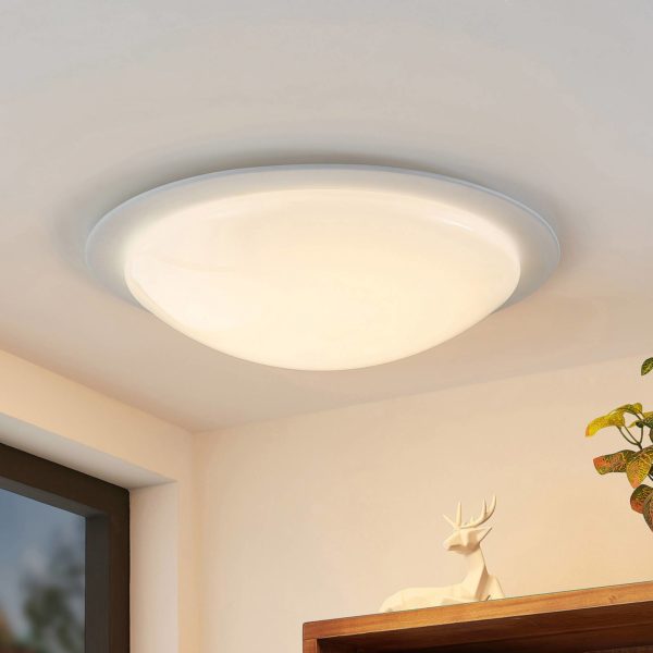 Lindby Aurela plafonnier LED CCT RVB Ø 58