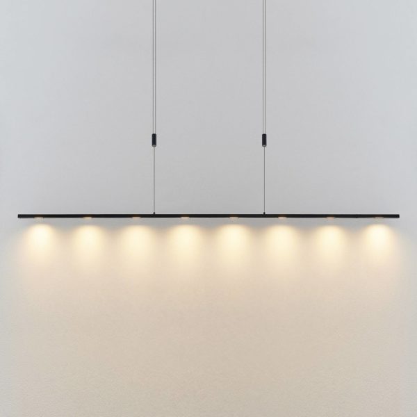 Lucande Stakato suspension LED 8 lampes 180 cm LUCANDE