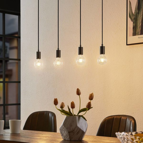 Lindby Amilia suspension avec bois