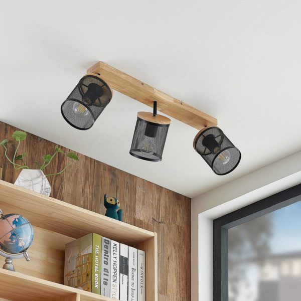 Lindby Kiriya spot pour plafond, à trois lampes LINDBY
