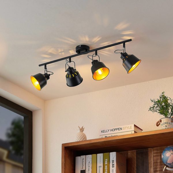 Lindby Mirlinda spot pour plafond 4 lampes allongé LINDBY