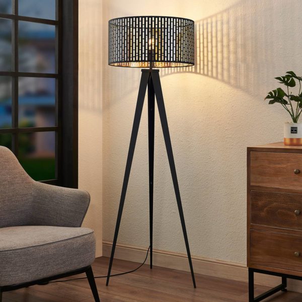 Lindby Thoralf lampadaire avec trépied LINDBY