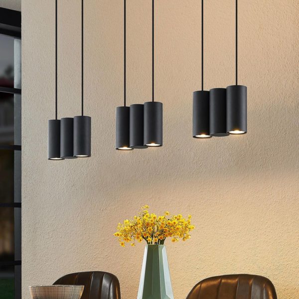 Lucande Cesur suspension à 9 lampes