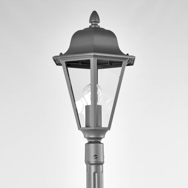 Lindby Lampadaire d'extérieur Edana en gris graphite LINDBY