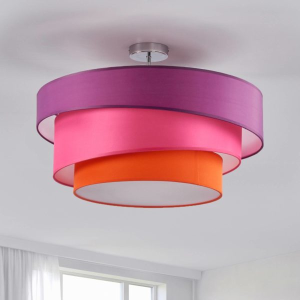 Lindby Plafonnier tricolore Melia