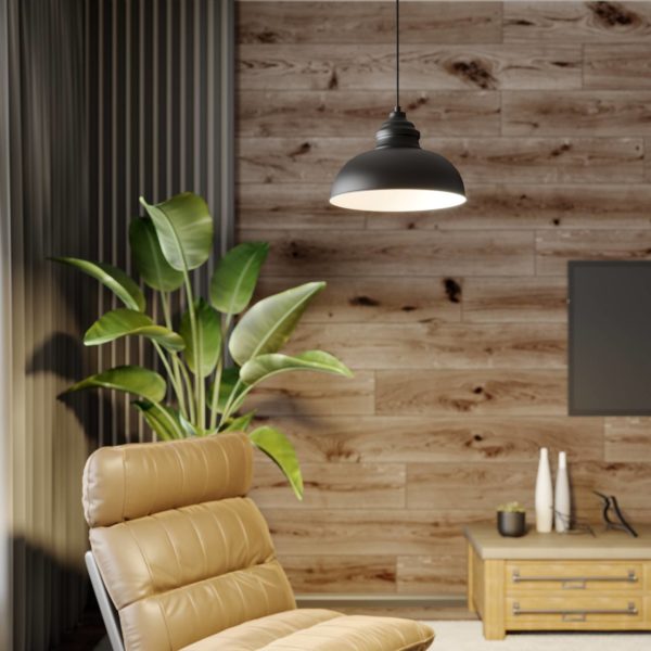 Lindby Cliona Suspension noire mate LINDBY