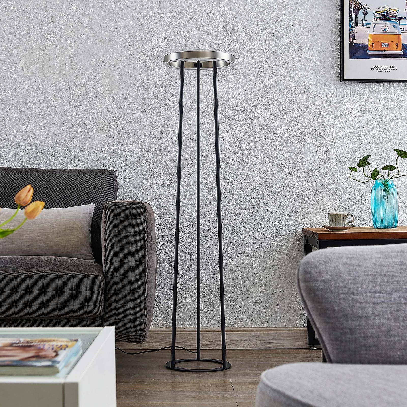 Lucande Seppe lampadaire LED