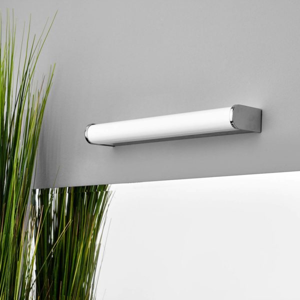 Lindby Applique miroir bain LED Philippa demi-ronde 32 cm LINDBY