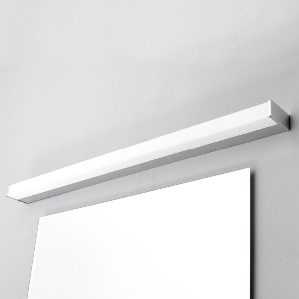 Lindby Applique miroir bain LED Philippa angulaire 88 cm LINDBY