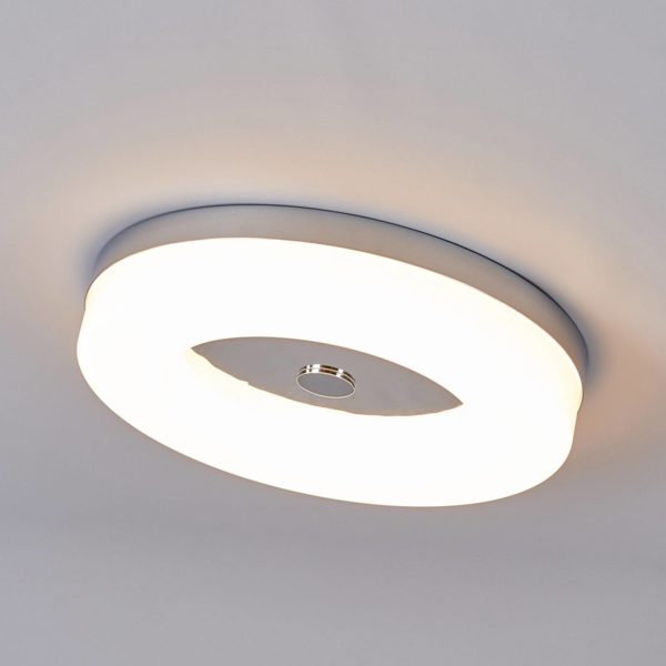 Lindby Plafonnier LED Shania en forme d'anneau LINDBY