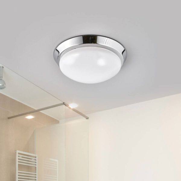 Lindby Plafonnier rond Dilani pour salle de bains LINDBY