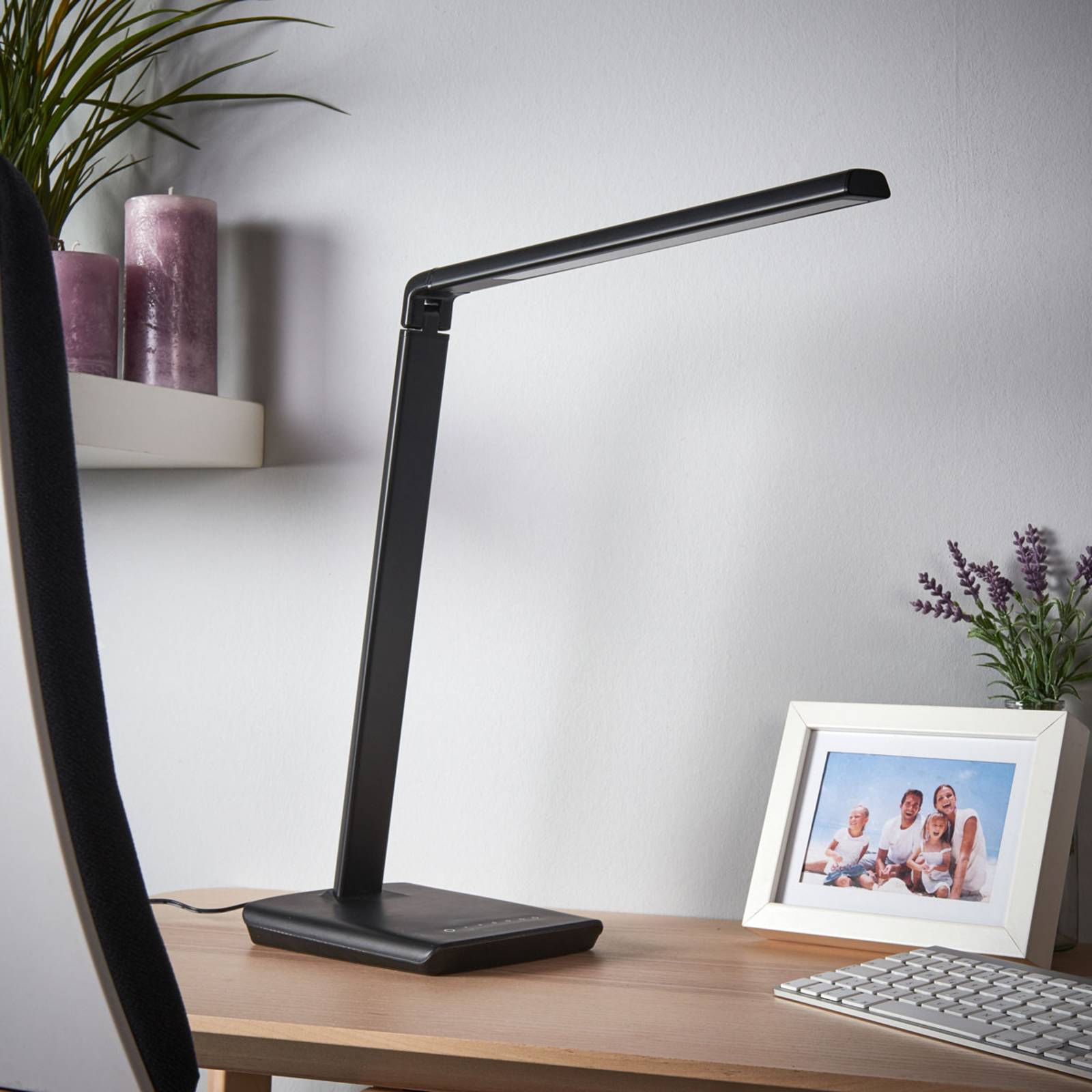 Lampe de bureau LED Lindby Kuno