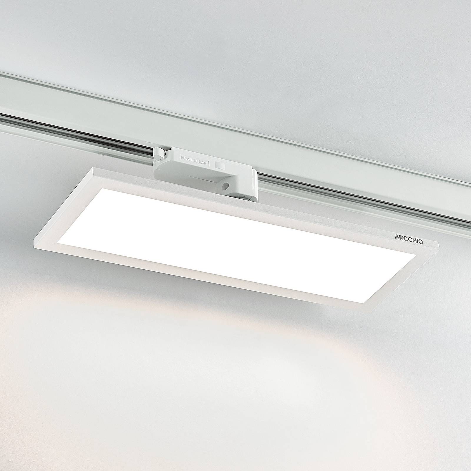 Arcchio Hairis panneau LED triphasé blanc 4 000 K Arcchio