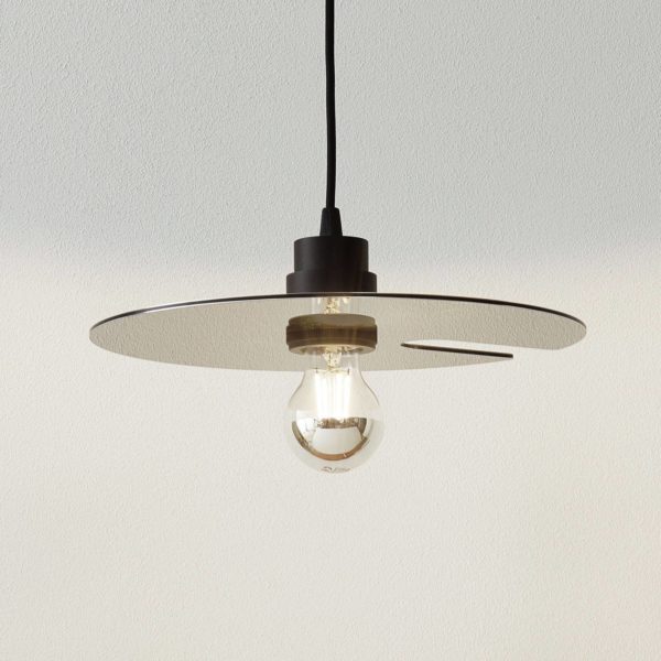 Wever & Ducré Lighting WEVER & DUCRÉ Mirro 1.0 Suspension 250cm noir/chrome Wever & Ducré Lighting