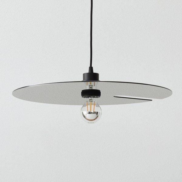 Wever & Ducré Lighting WEVER & DUCRÉ Mirro 2.0 susp. 250 cm noire/chromée Wever & Ducré Lighting