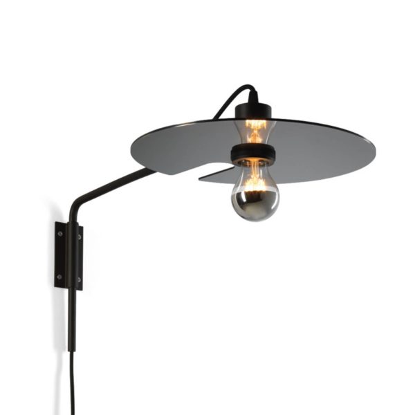 Wever & Ducré Lighting WEVER & DUCRÉ Mirro 1.0 applique bras noir/chromé Wever & Ducré Lighting