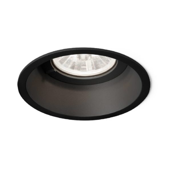 Wever & Ducré Lighting WEVER & DUCRÉ Deep 1.0 lampe enc. 2 700 K noire Wever & Ducré Lighting