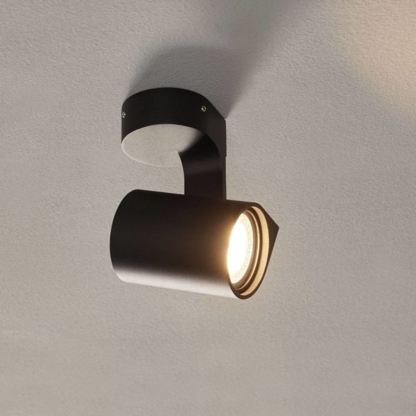 Wever & Ducré Lighting WEVER & DUCRÉ Sqube 1.0 PAR16 spot plafond noir Wever & Ducré Lighting