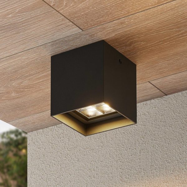 Lindby Eveta plafonnier LED pour l’extérieur LINDBY