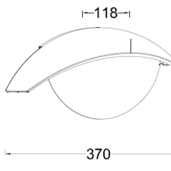 Prios Helina lampe encastrée LED blanche 22cm 24 W PRIOS
