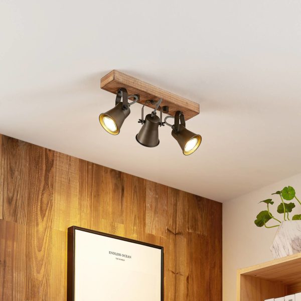 Lindby Grandesa spot pour plafond, à 3 lampes LINDBY
