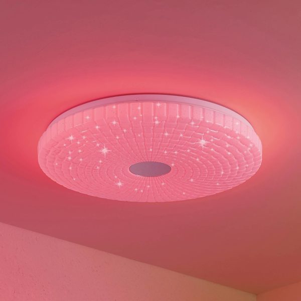 Lindby Smart Plafonnier LED Laubini