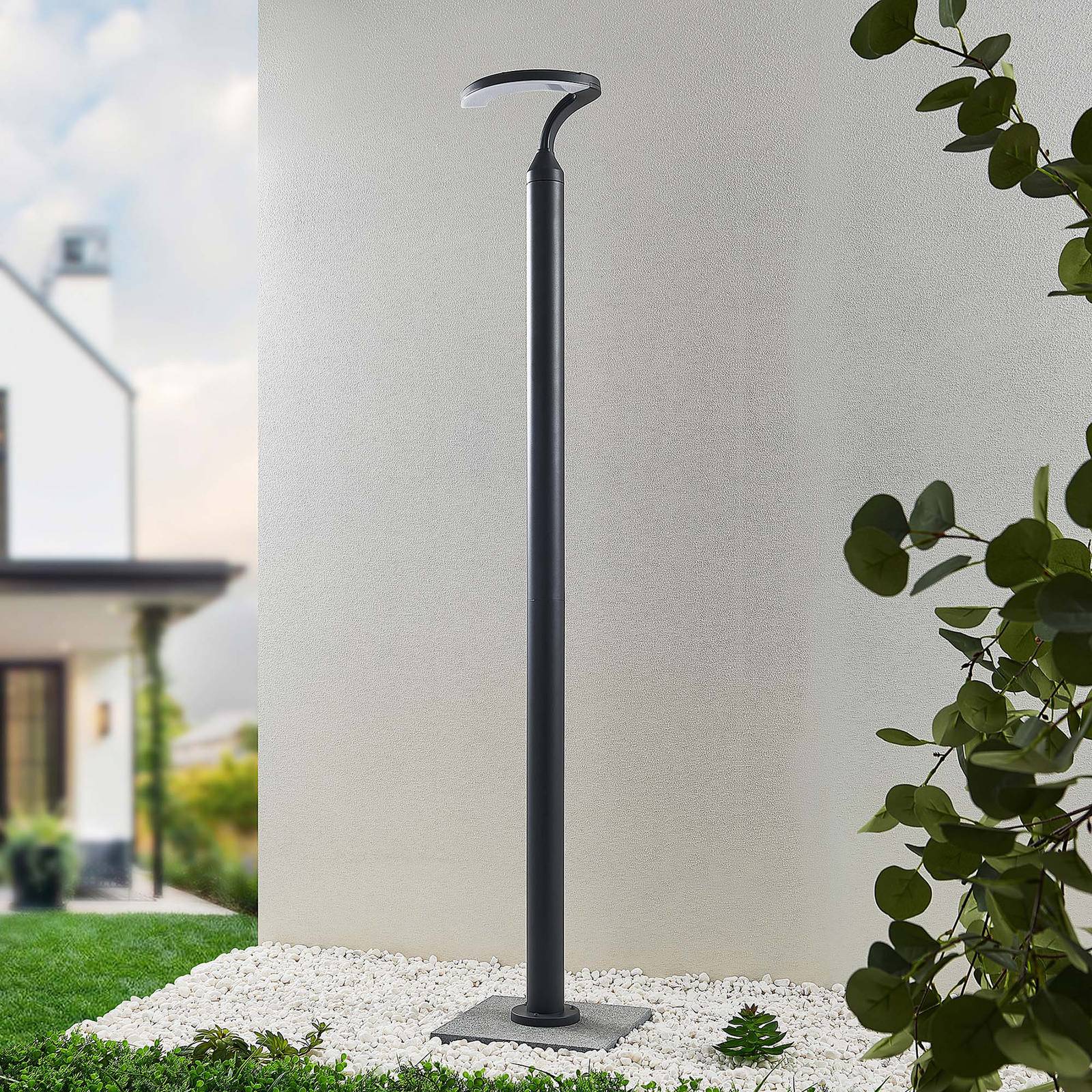 Lindby Keily Lampadaire d'extérieur LED