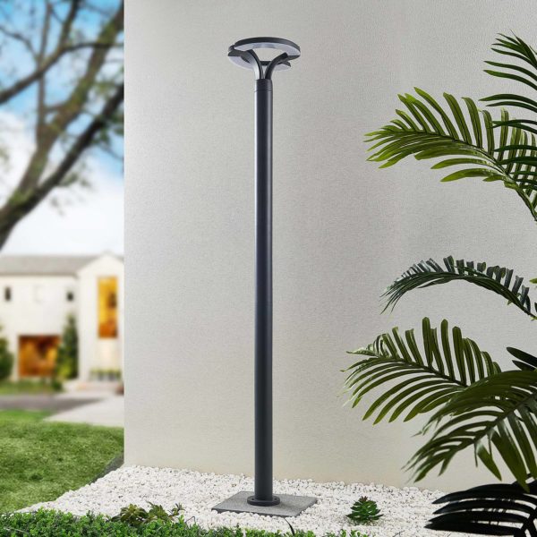 Lindby Keily Lampadaire d'extérieur LED