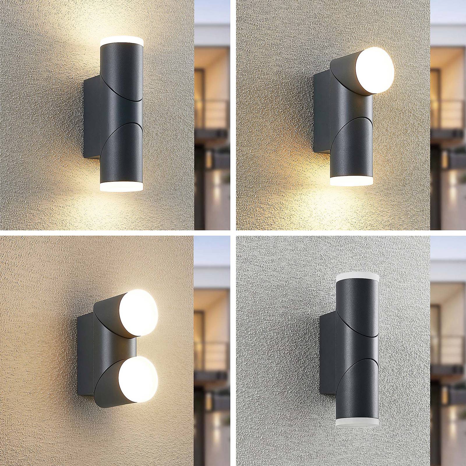 Lindby Aspyn applique d’extérieur LED