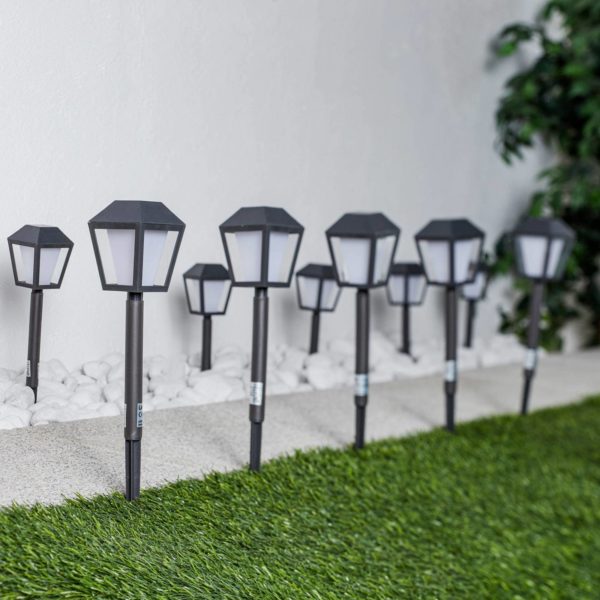 Lindby Pitano lampe solaire LED déco en lot de 10 LINDBY
