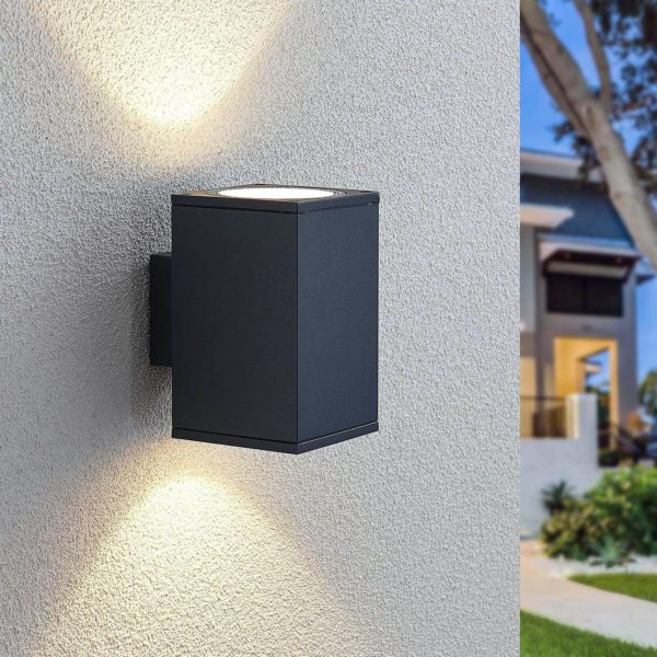 Lindby Applique d'extérieur LED Mekita