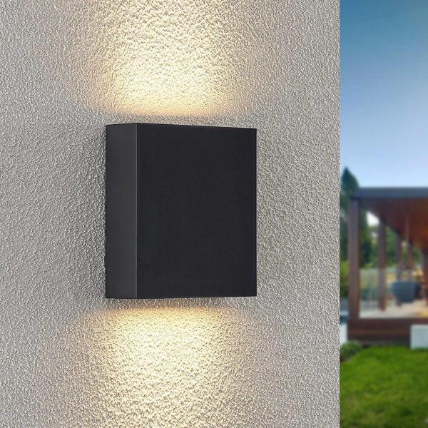 Lindby Ugar applique d’extérieur LED 13cm up/down LINDBY