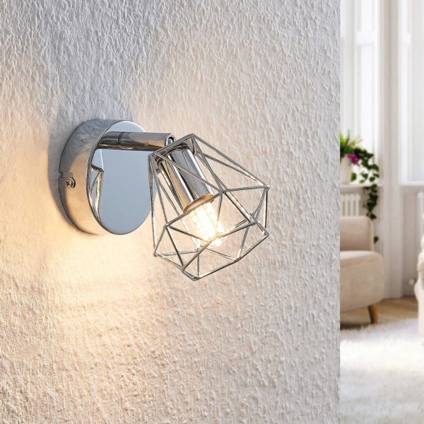 Lindby Giada spot mural avec abat-jour cage LINDBY