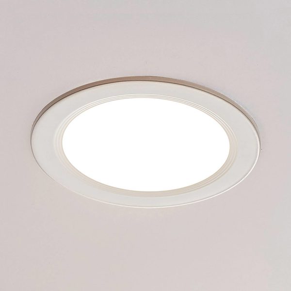 ELC Pan panneau enc. LED rond, 3 000 K Ø 22,5 cm ELC