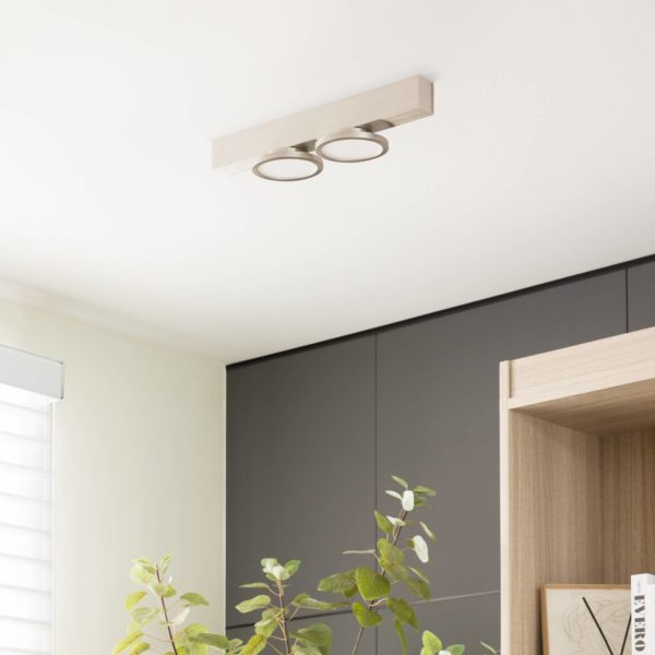 Lucande Kellino plafonnier à 2 lampes