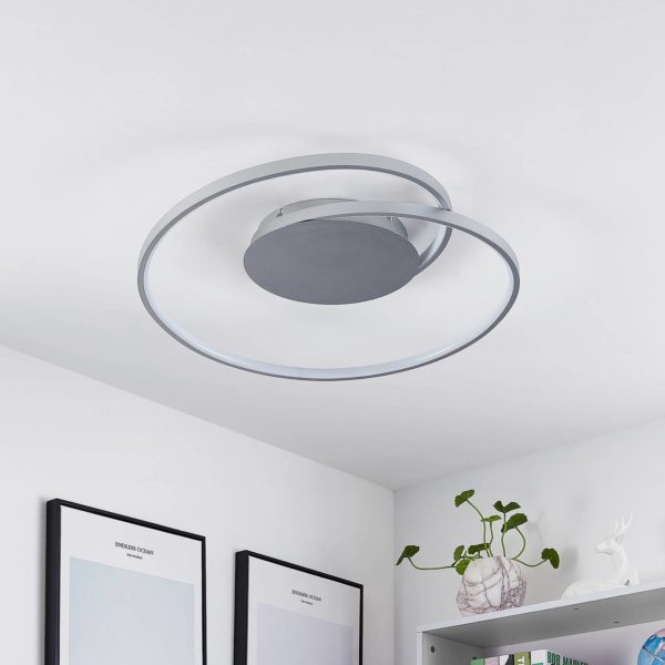 Lucande Enesa plafonnier LED, rond, CCT LUCANDE