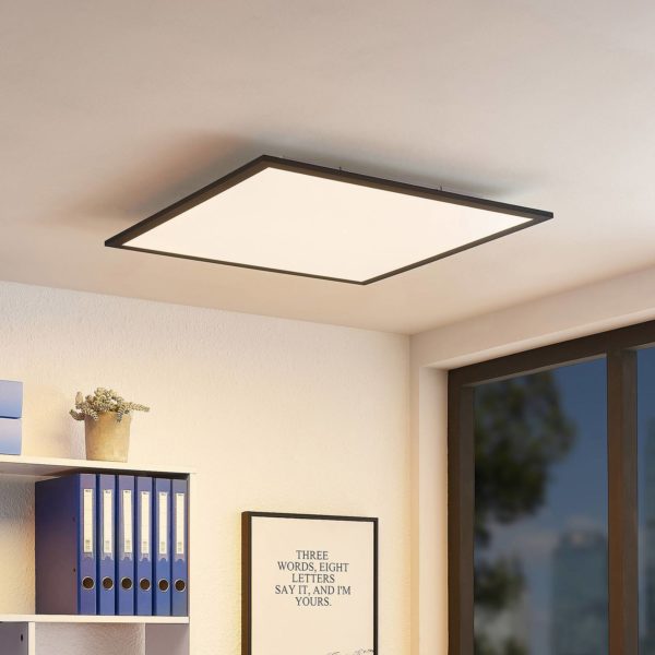 Lindby Nelios plafonnier LED, 4 000 K, 62 x 62 cm LINDBY