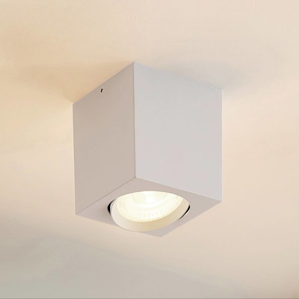 Arcchio Basir spot pour plafond LED en blanc