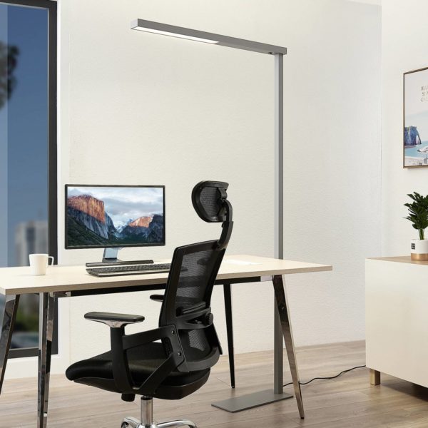 Arcchio Lampe sur pied LED de bureau Tamilo