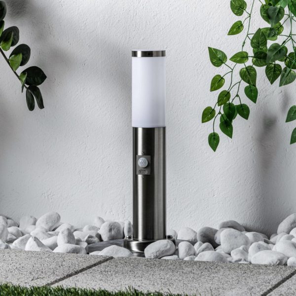 Lindby Luminaire pour socle avec détect. mvment Kristof LINDBY
