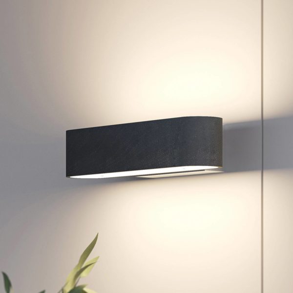 Lucande Matteo applique LED, abat-jour en frêne LUCANDE