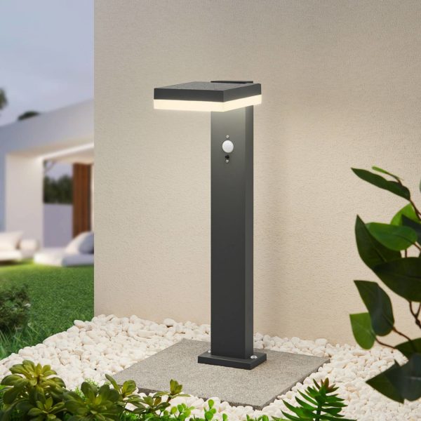 Lindby Laira luminaire socle solaire LED, 50 cm LINDBY