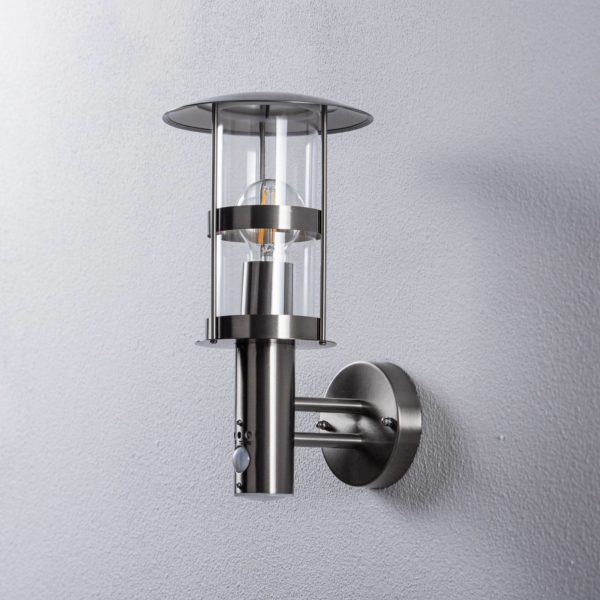 ELC Zirrani applique extérieur acier inox capteur ELC