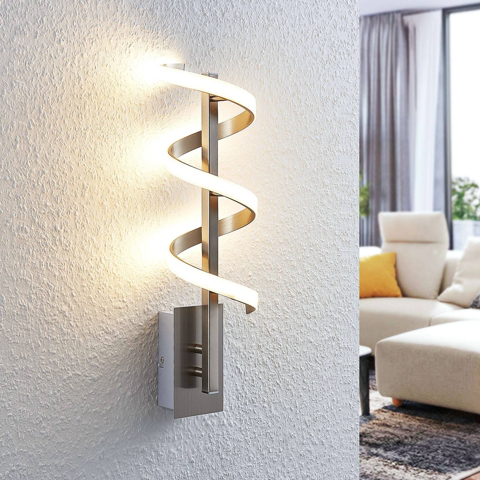 Lindby Applique LED tournée Pierre LINDBY