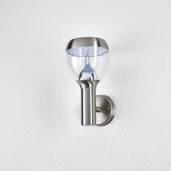 Lindby Applique d'extérieur LED Ettan en inox LINDBY